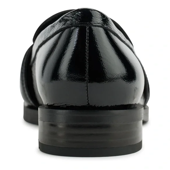 Karl Lagerfeld Paris Womens Madlen Black Leather Loafer Flats – US 8.5M / EU 39B - Picture 10 of 12